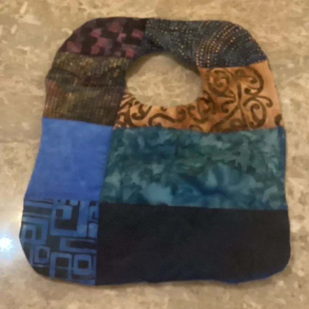 NWOT. Hand Crafted Quilted Reversible Baby Bib $12 ea. or 3/$25